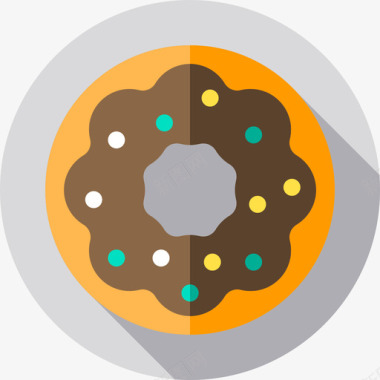 甜甜圈19号咖啡厅公寓图标图标