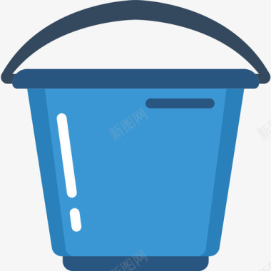 桶容器3扁平图标图标