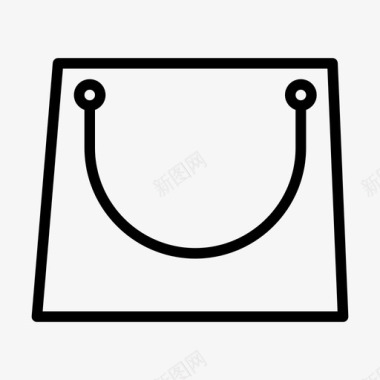 购物袋商业采购图标图标