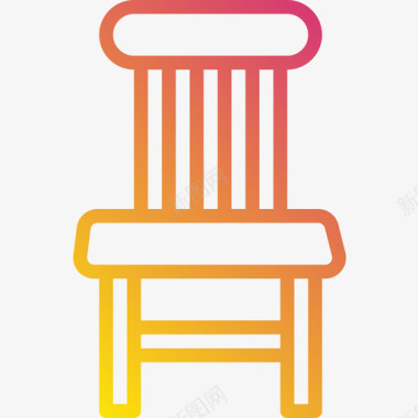 椅子家具130坡度图标图标