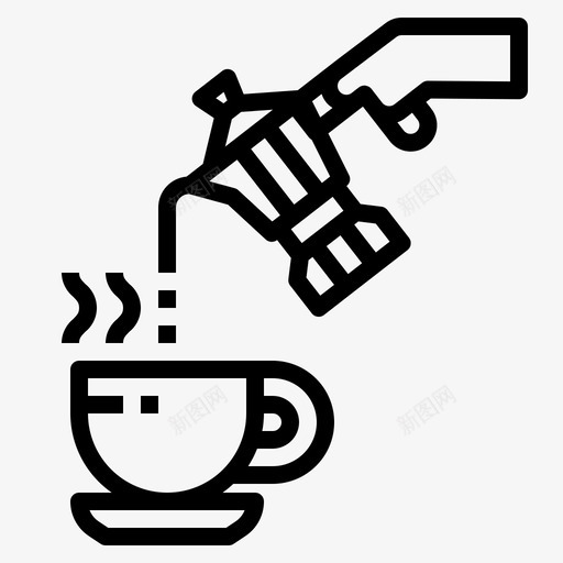 咖啡杯子饮料图标svg_新图网 https://ixintu.com 咖啡 杯子 自由撰稿人 茶 饮料
