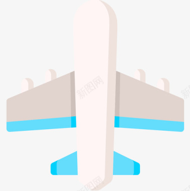 飞机旅行app19扁平图标图标