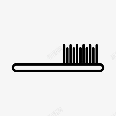 牙刷刷牙清洁剂图标图标