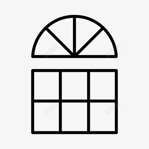 窗户建筑师建筑图纸图标svg_新图网 https://ixintu.com 图纸 平面图 建筑 建筑师 楼层 窗户 饰面