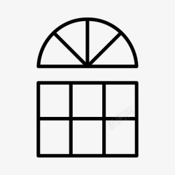 窗户平面图窗户建筑师建筑图纸图标高清图片