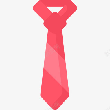 领带157号办公室平的图标图标