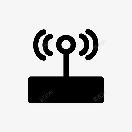 wifi路由器连接调制解调器图标svg_新图网 https://ixintu.com wifi 互联网 信号 无线 调制解调器 路由器 连接