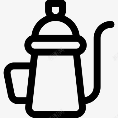 水壶15号咖啡厅直系图标图标