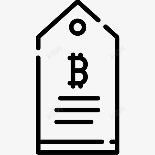 价格标签加密货币60线性图标svg_新图网 https://ixintu.com 价格 加密 标签 线性 货币