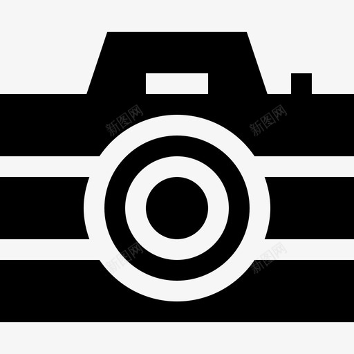 相机平面71填充图标svg_新图网 https://ixintu.com 填充 平面设计 相机