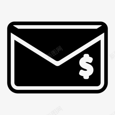 邮件信件业务和管理图标图标