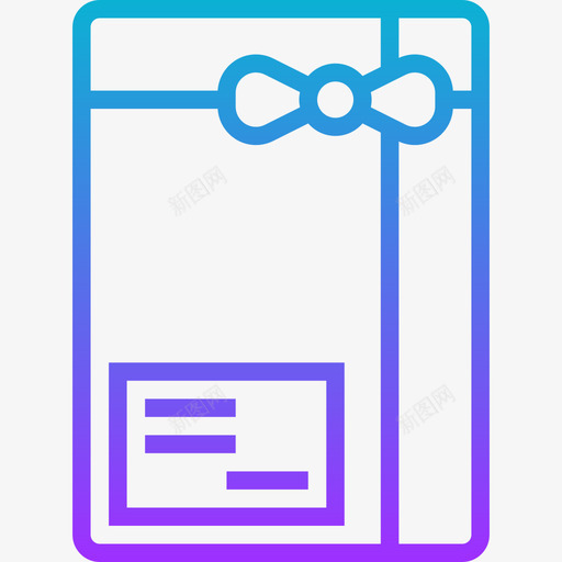 礼品盒邮政元素3渐变色图标svg_新图网 https://ixintu.com 元素 变色 渐变 礼品盒 邮政