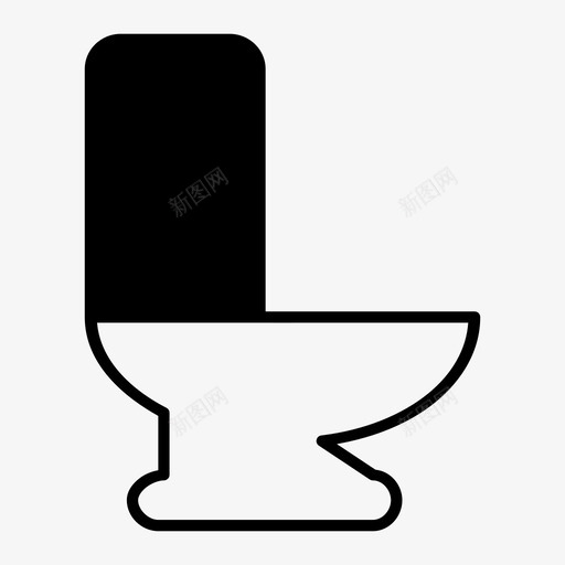 卫生间浴室壁橱图标svg_新图网 https://ixintu.com 卫生洁具 卫生间 壁橱 浴室