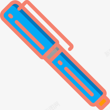 钢笔文具60线颜色图标图标