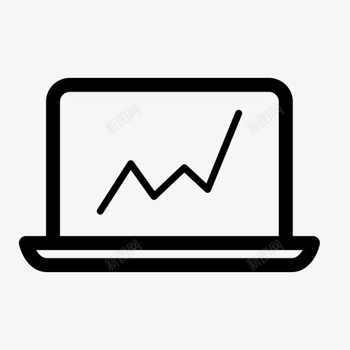 笔记本电脑分析图表图标svg_新图网 https://ixintu.com 分析 图表 报告 搜索引擎优化 笔记本电脑 统计