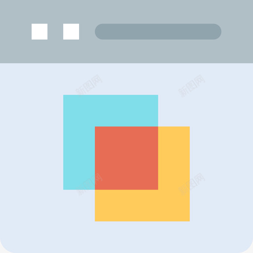 交集网站布局和用户界面平面图标svg_新图网 https://ixintu.com 交集 布局 平面 用户界面 网站