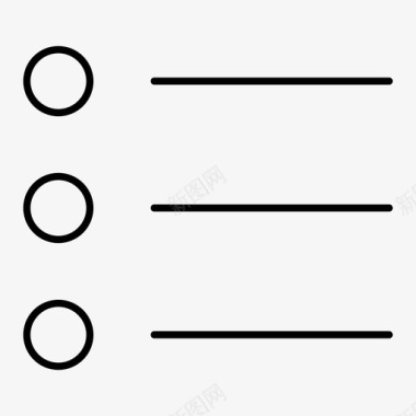 列表项目符号列表检查图标图标