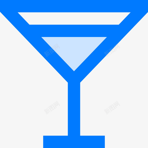 玻璃饮料11蓝色图标svg_新图网 https://ixintu.com 玻璃 蓝色 饮料