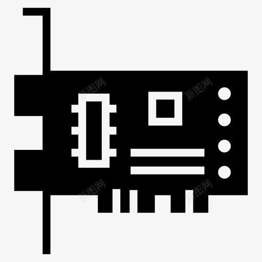 pci卡以太网硬件图标svg_新图网 https://ixintu.com pci 以太网 图标 字形 微处理器 硬件 计算机 通用