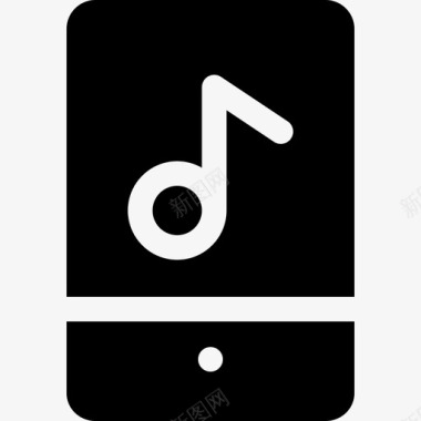 音乐应用程序音乐商店23已填充图标图标