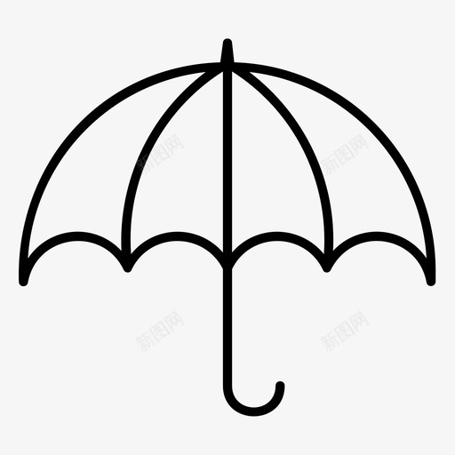 雨伞保护伞天气图标svg_新图网 https://ixintu.com 保护伞 天气 雨伞