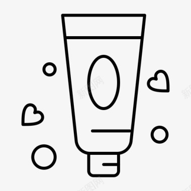 牙膏乳霜图标图标