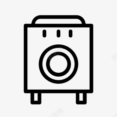 洗衣机室内洗衣房图标图标