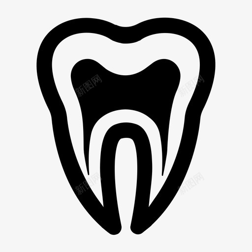 牙科健康口腔图标svg_新图网 https://ixintu.com 健康 口腔 治疗 牙科 牙齿 状况 疾病