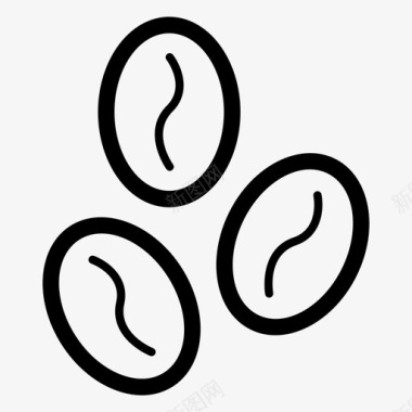 咖啡豆咖啡咖啡因图标图标
