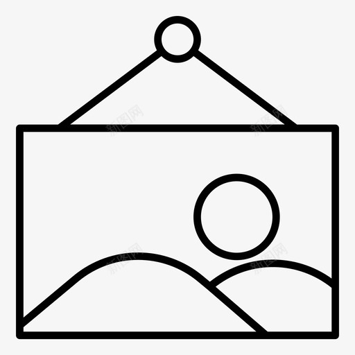 图像风景图标svg_新图网 https://ixintu.com 图像 图片 室内 风景