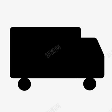 送货车运输网店图标图标