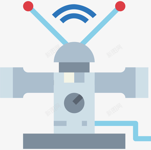 天线新闻47扁平图标svg_新图网 https://ixintu.com 天线 扁平 新闻