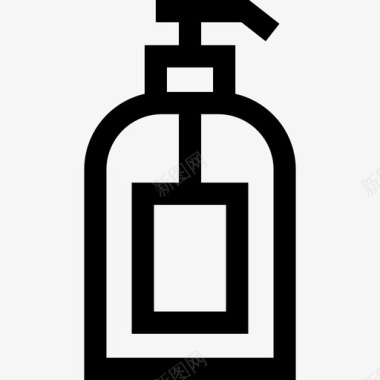 肥皂卫生常规8线性图标图标