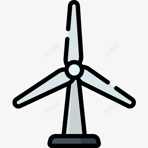 风力涡轮机技术62线性颜色图标svg_新图网 https://ixintu.com 技术 涡轮机 线性 颜色 风力