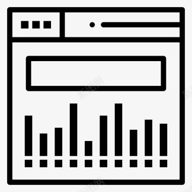 分析数据网络图标图标