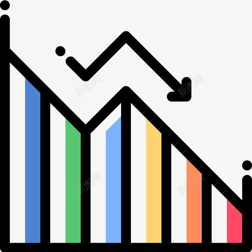 损失图表15颜色遗漏图标svg_新图网 https://ixintu.com 图表 损失 遗漏 颜色