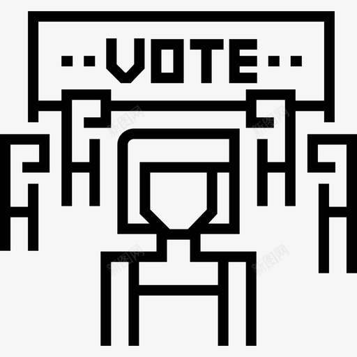 竞选投票选举13直系图标svg_新图网 https://ixintu.com 投票选举13 直系 竞选