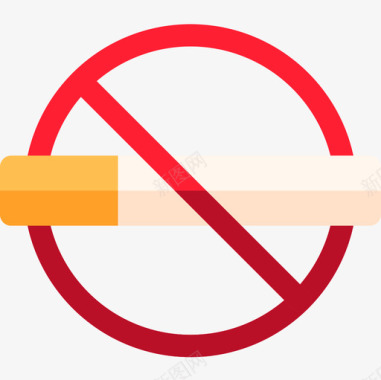禁止吸烟戒烟公寓图标图标