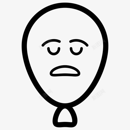 气球笑脸气球脸表情符号图标svg_新图网 https://ixintu.com 向量 图标 情感 气球 笑脸 符号 表情