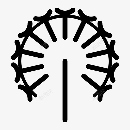 当归花自然图标svg_新图网 https://ixintu.com 当归 春天 自然 花