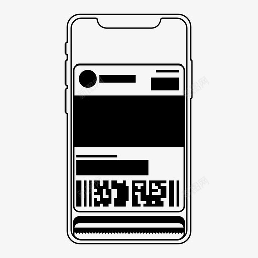 iphonex登机牌航空公司图标svg_新图网 https://ixintu.com iphone 登机 航空公司