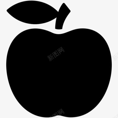 苹果表情符号营养食品图标图标