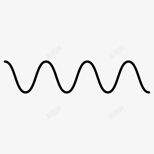 高曲线弯曲曲线图标svg_新图网 https://ixintu.com 图案 弯曲 曲线 线条 装饰性 高曲线