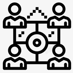 业务网络业务网络人员图标高清图片