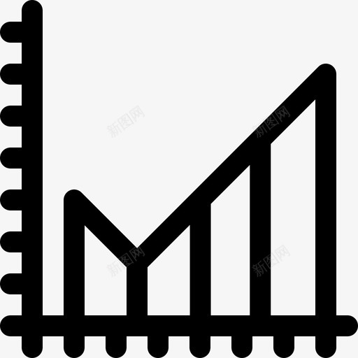 图表营销增长9线性图标svg_新图网 https://ixintu.com 图表 增长 线性 营销