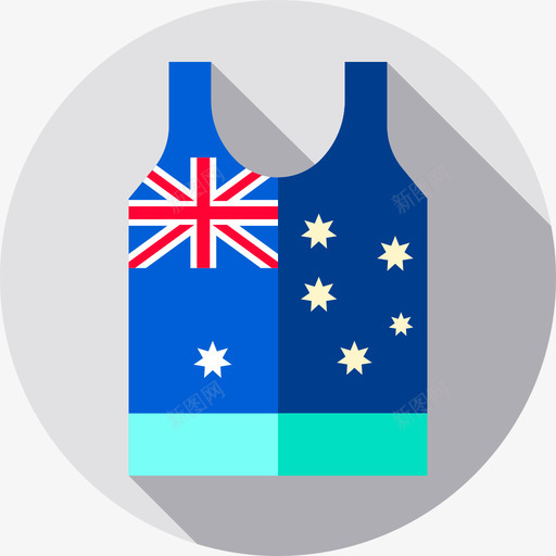 无袖衬衫澳大利亚日平装图标svg_新图网 https://ixintu.com 平装 无袖衬衫 澳大利亚日