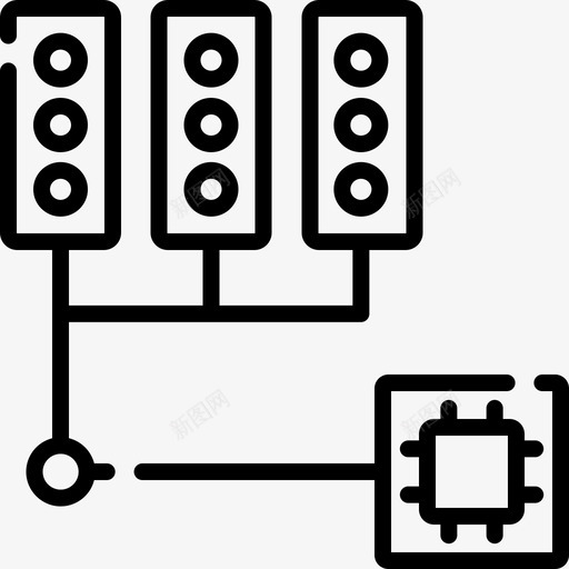 采矿加密货币60线性图标svg_新图网 https://ixintu.com 加密货币60 线性 采矿