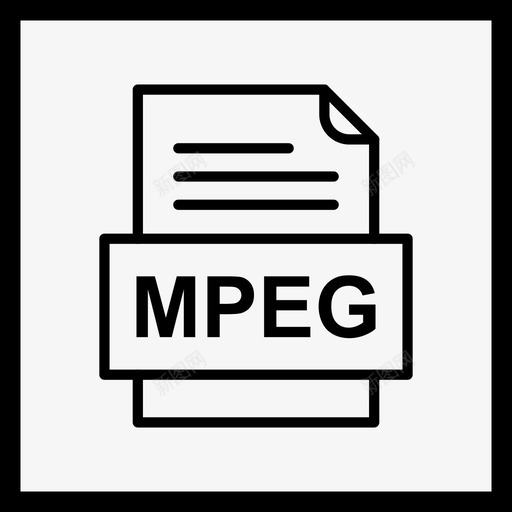 mpeg文件文档图标文件类型格式svg_新图网 https://ixintu.com 41种文件格式 mpeg文件文档图标 文件类型 格式