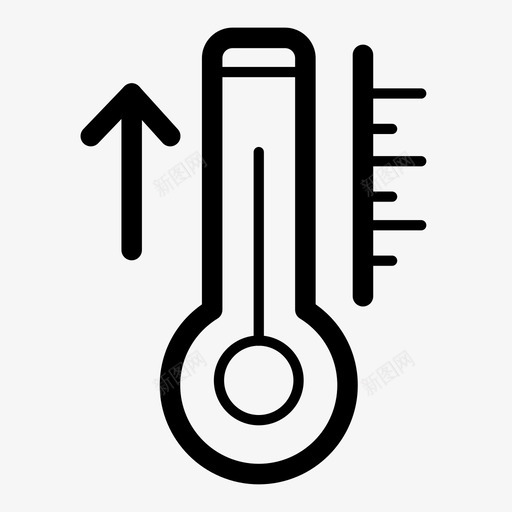 温度计设备医疗配件图标svg_新图网 https://ixintu.com 传感器 医疗配件 水银温度计 温度 温度计 设备