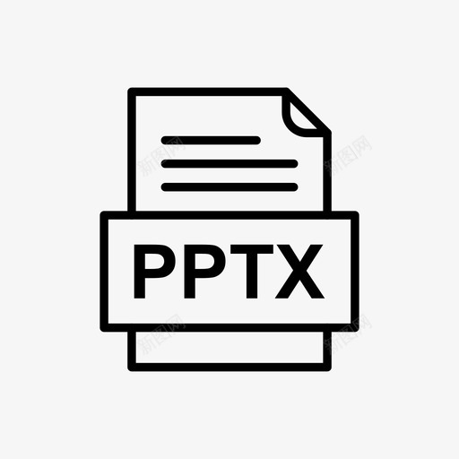 pptx文件文件图标文件类型格式svg_新图网 https://ixintu.com 41种 pptx 图标 文件 格式 类型